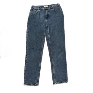 Covington Medium Wash High Waisted Straight Cut Jeans